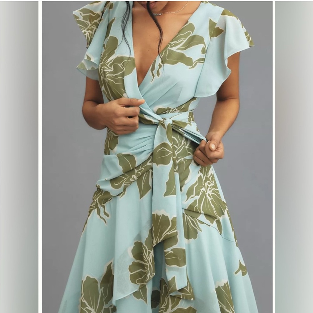 XXSP Hutch Asymmetrical Dress, turquoise, Anthropologie